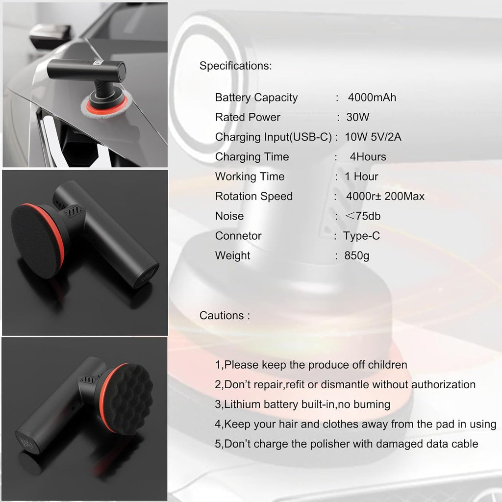Electric Automatic Car Waxing Polishing Machine
